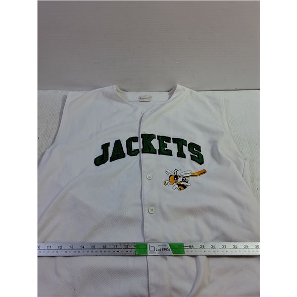 (29) Jerseys Vest Style with Stitched on Numbers Saskatoon Yellowjacket size L-XL