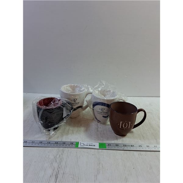 (4) Mugs up to 4''x5''