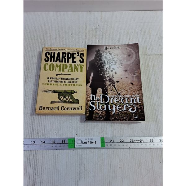 Sharpe's Company by Bernard Cornwell, The Dream Slayer by Jill Cooper