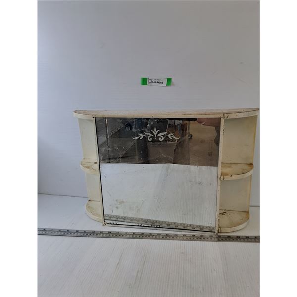 Bathroom Mirror with Cabinet and Shelves