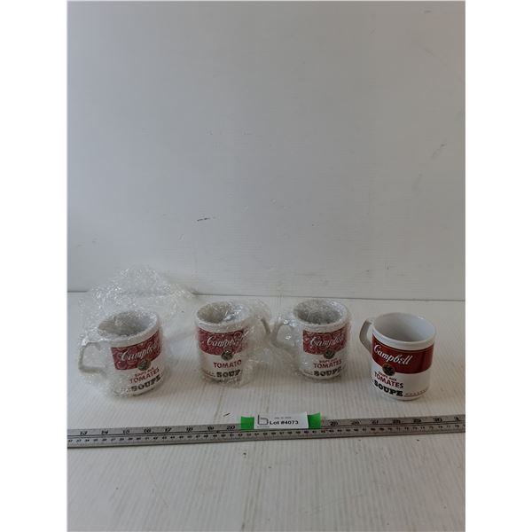 Campbell's Soup Coffee Mugs Cups (4pc)