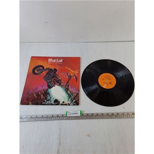 Meat Loaf Bat Out Of Hell Record Vinyl Album