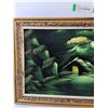 Image 2 : Painting of Moss Cavern with Waterfall