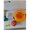 Image 4 : Ceramic Pumpkin, Halloween Candle,Candy Bucket, Square Goblet