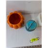 Image 5 : Ceramic Pumpkin, Halloween Candle,Candy Bucket, Square Goblet