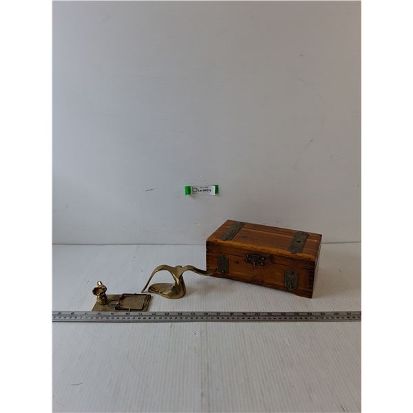 Ornamental Mousetrap, Minimalist Bird Statue, Wooden Chest