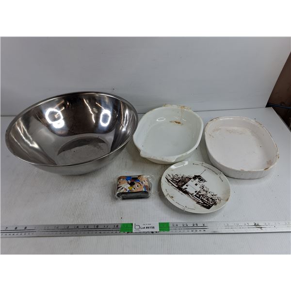 Metal Bowl 16", Casserole Dishes, Decorative Plates, Kids Camera
