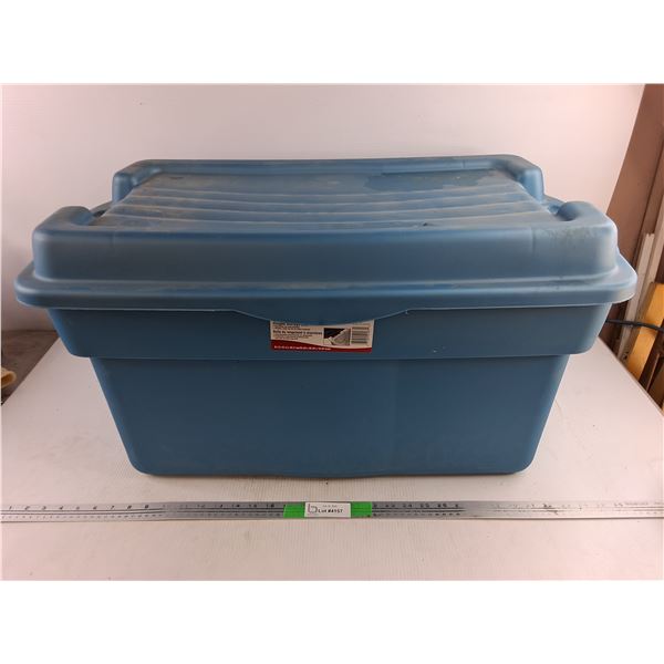 ** Rubbermaid Plastic Storage Tote w/Lid - PICKUP ONLY