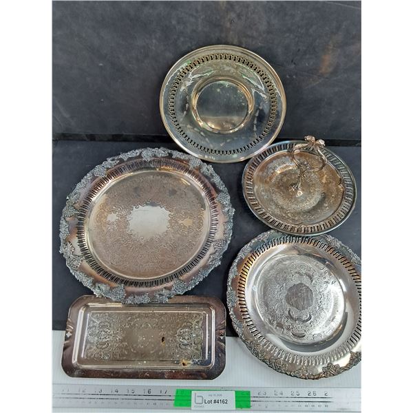 Silverplate Plates & Serving Dishes