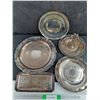 Image 1 : Silverplate Plates & Serving Dishes