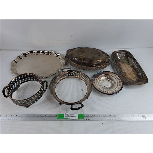 Assorted Silverplated Serving Dishes
