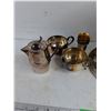Image 2 : Silver Cream & Sugar Set, Shot Cups & Liquor Dispenser