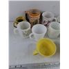 Image 2 : Plastic & Ceramic Tea Cups, Milk Glass Mugs, Glass