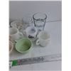 Image 5 : Plastic & Ceramic Tea Cups, Milk Glass Mugs, Glass