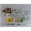 Image 6 : Plastic & Ceramic Tea Cups, Milk Glass Mugs, Glass
