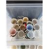 Image 5 : Assorted Ceramic Mugs, Plastic Cups & File Container 17" x 14" x 12", PICKUP ONLY