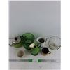 Image 5 : Ceramic Pitchers, Metal Kettle, Coffee Cups, Glass Vase