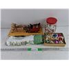 Image 1 : Assorted Christmas Decor, Towel & Cookie Jar