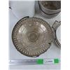Image 4 : Enamel Pitcher, Aluminum Pot, Silver Dishes