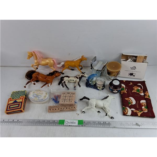 Toy Horses, Crochet Coasters, Candles, Lavender Scented Reed Diffusers Set, Misc