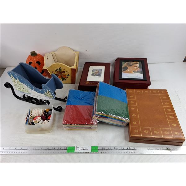 Threads, Photo Albums, Sponges, Planters, Light Up Pumpkin