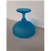 Image 3 : Footed Blue Glass Candy Dish 7.5"