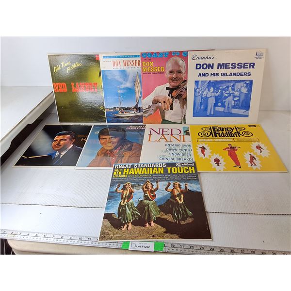 (9) Records- Don Messer, Ned Landry, Tennessee Ernie Ford, Misc.