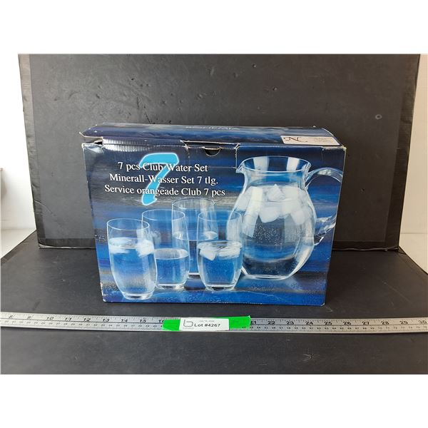 Crystal Pitcher & Glasses Set