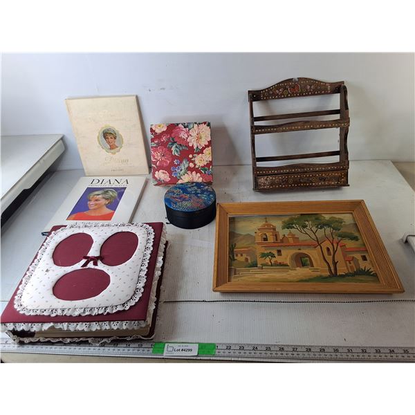Princess Diana Books, Photo Album, Spice Rack, Misc. Pickup Pref'd