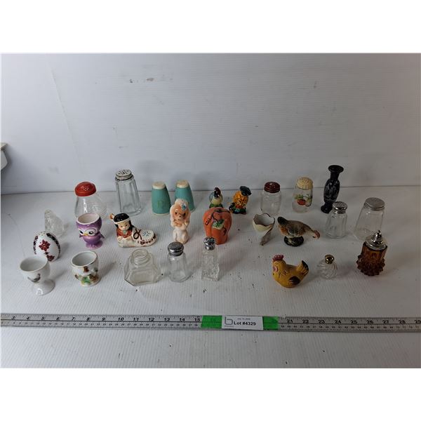 Salt & Pepper Shakers and Egg Cups