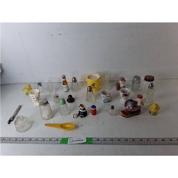 Salt & Pepper Shakers, Egg Cups, Misc.