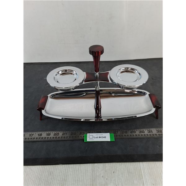 MCM 2-Tier Serving Platter - 15" Long x 9" High