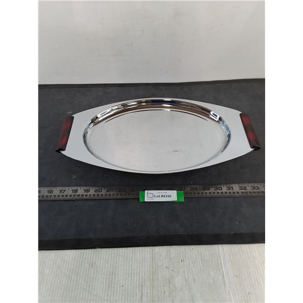 MCM Raised Serving Platter - 17" x 9.5"