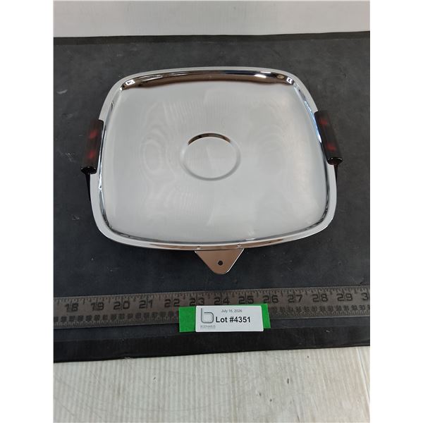 MCM Raised Serving Platter - 11" x 11"