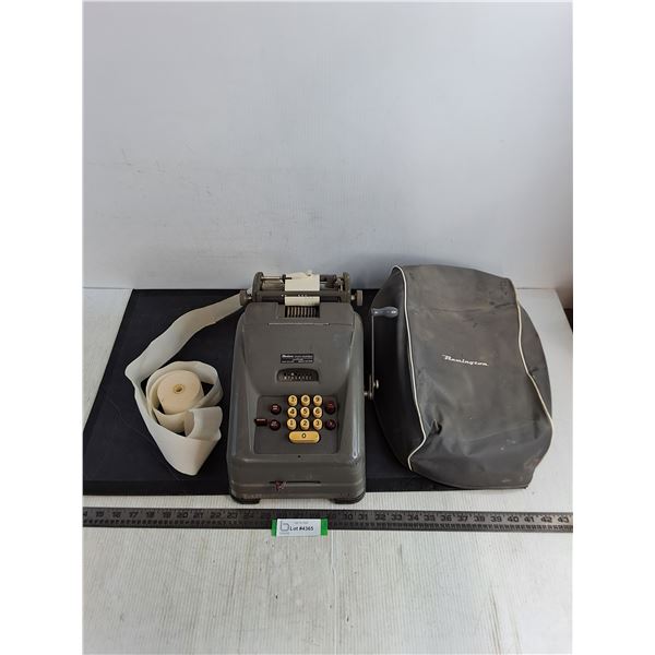 Vintage Remington Adding Machine - 10x12x8" - Pickup Preferred