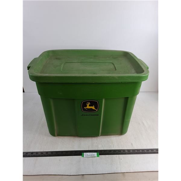 Rubbermaid "John Deere" Storage Bin w/Lid - 24x16x16" - Cannot Ship