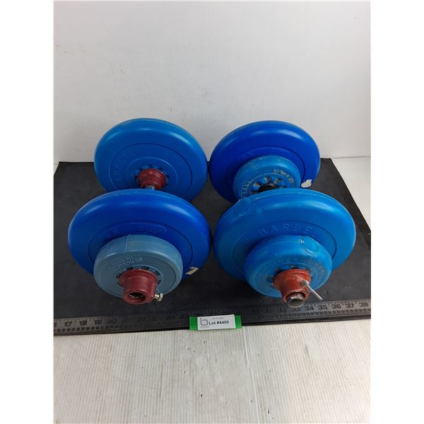 (2) Weider Dumb Bells w/50 lbs of Weights - Pickup Only