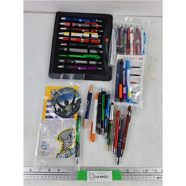 Assorted Pens & Misc