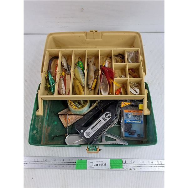Plano Tackle Box & Assorted Fishing Supplies