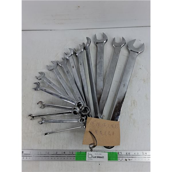 Assorted Combination Wrenches