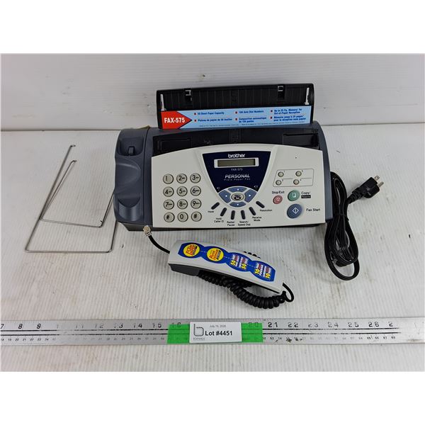 Brother Fax Machine - Powers On, As Is