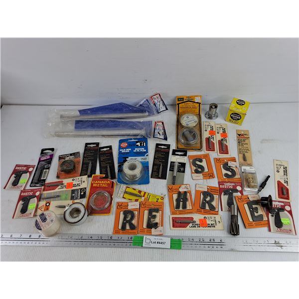 Spring Benders, Letters, Bits, Solder, Misc