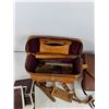 Image 7 : Vintage Camera Bags, Polaroid Land Camera, GE Exposure Meter, Misc - As Is
