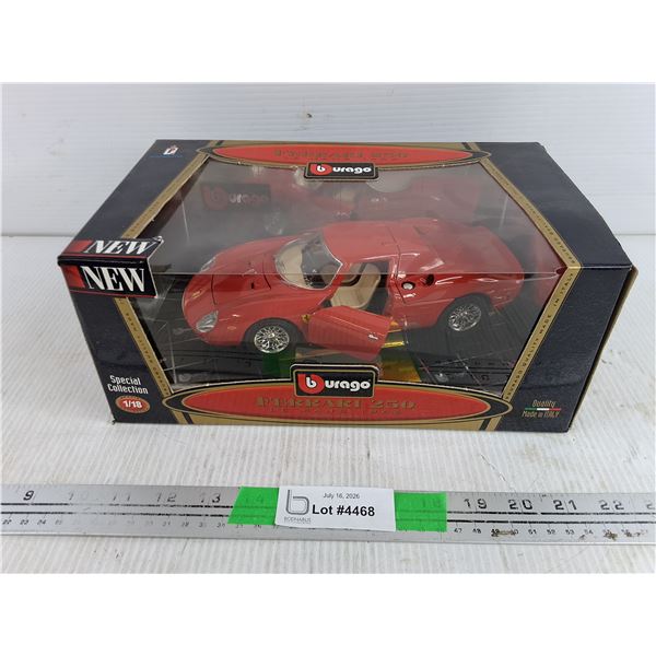Durago Die Cast Ferrari 250 Le Mans 1965 Model - New