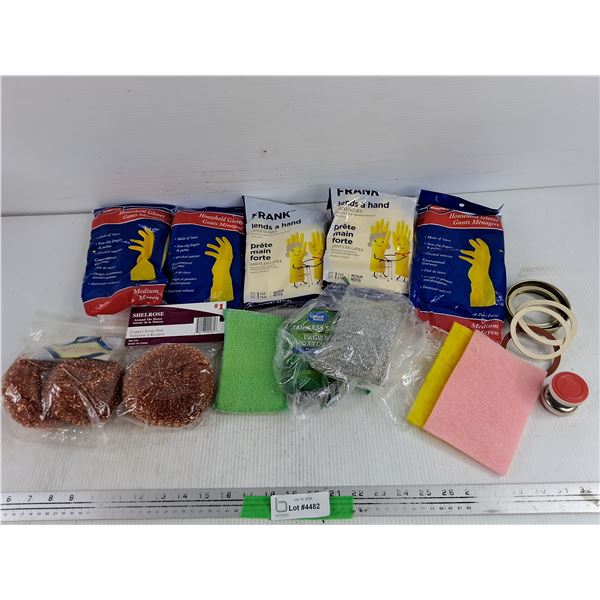 Household Gloves, Scrubbers & Sponges