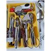 Image 5 : Spatulas, Cutlery Tray, Meat Hammer, Tongs, Knives, Misc