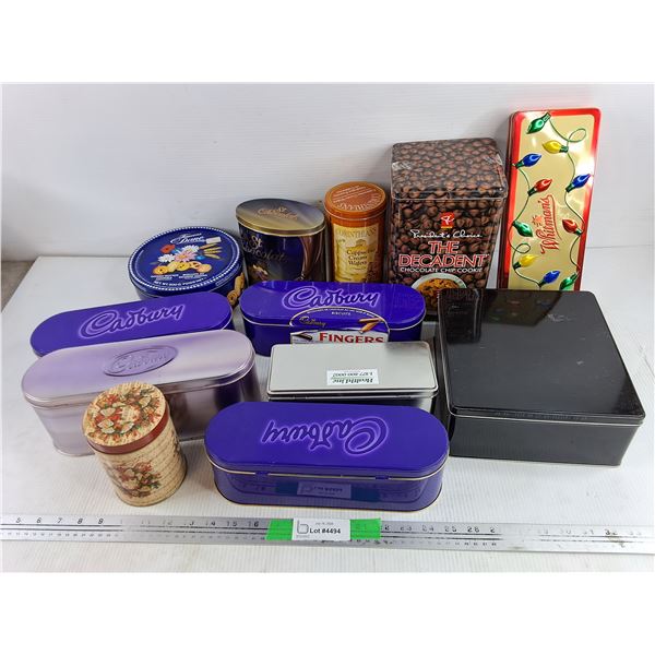 Assorted Metal Tins