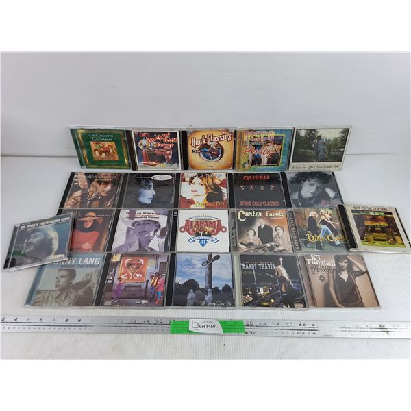 Assorted CDs - Willie Nelson, Alabama, Rock Classics, Misc