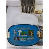 Image 5 : German Style Knife Set, Cheese Knives, Broiler, Glass Vase, Serving Trays, Wrap Dispenser, Misc