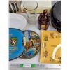 Image 6 : German Style Knife Set, Cheese Knives, Broiler, Glass Vase, Serving Trays, Wrap Dispenser, Misc